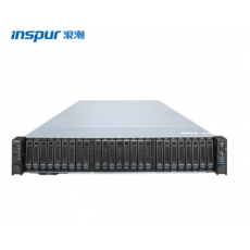 浪潮(INSPUR)NF5280M5机架式服务器(2*4210 10核 2.2GHz/64G/4T*3 SATA/双千兆*1/RAID卡/双电550W/3年服务)