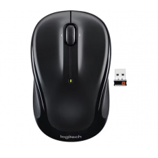 罗技（Logitech） M325无线鼠标 急速滚轮笔记本台式电脑USB便携优联办公鼠标 黑色